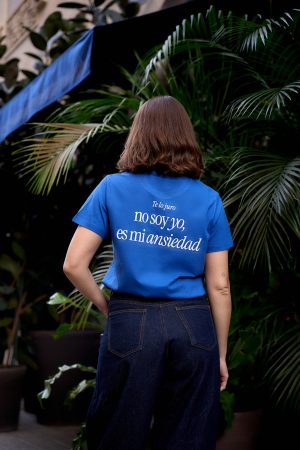 Camiseta Azul - No soy yo, es mi ansiedad