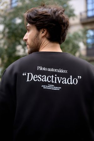 Sudadera Negra - Piloto automático desactivado